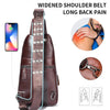 Men Leather Crossbody Chest Bag