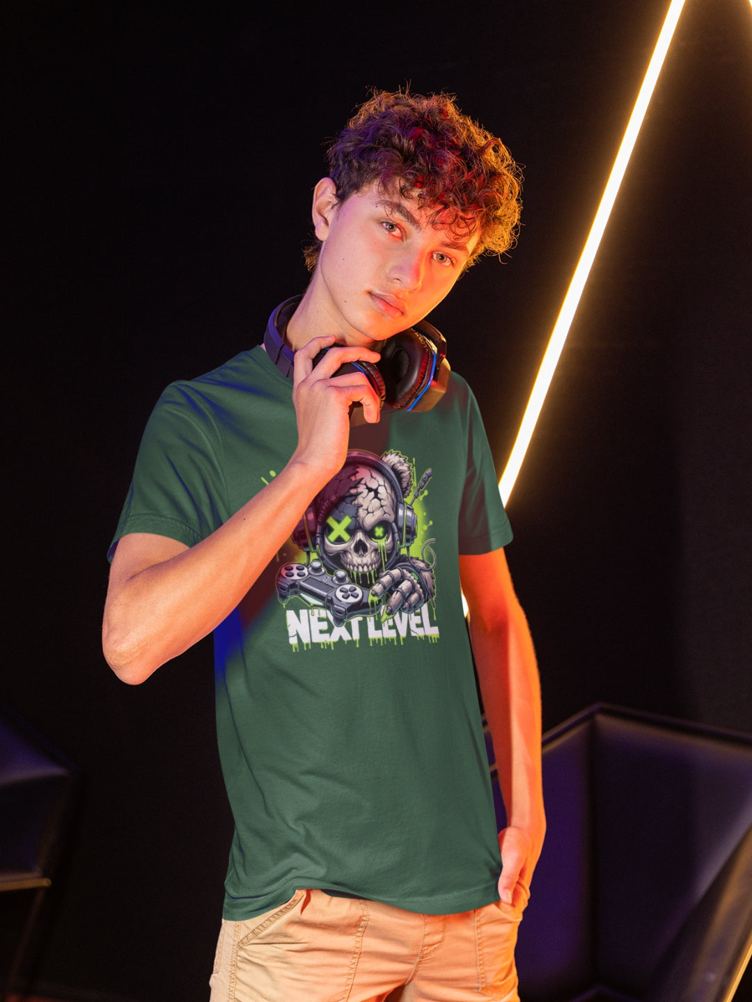 Next Level Skull Gamer Tee