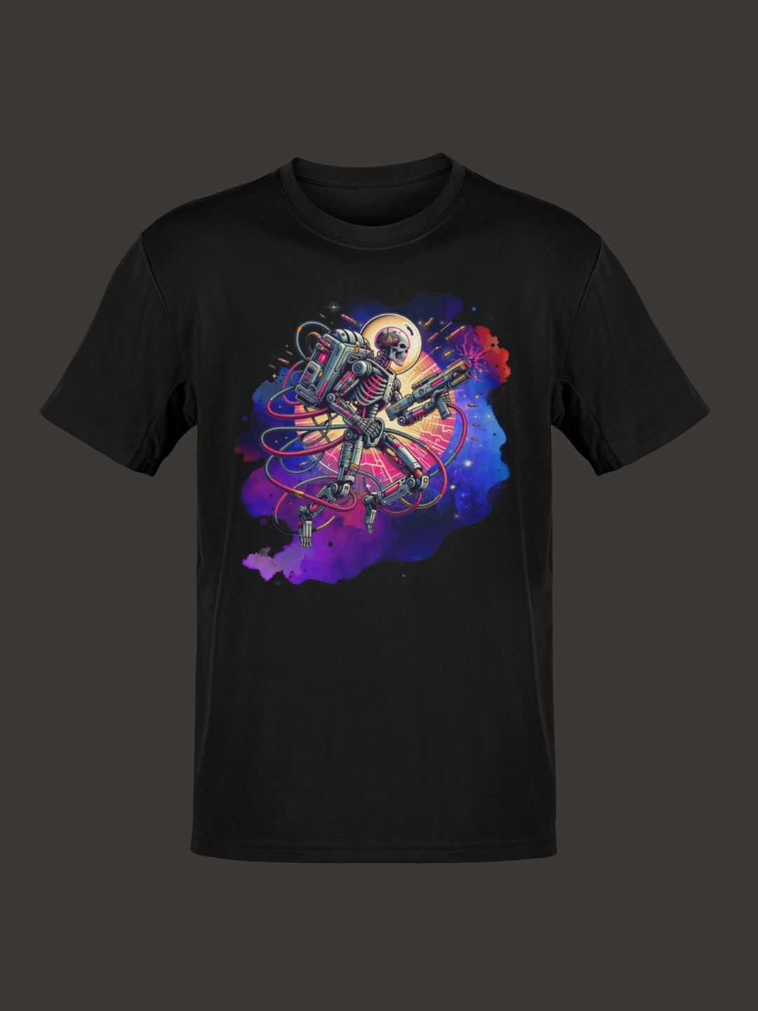 Space Invader Skeleton Tee
