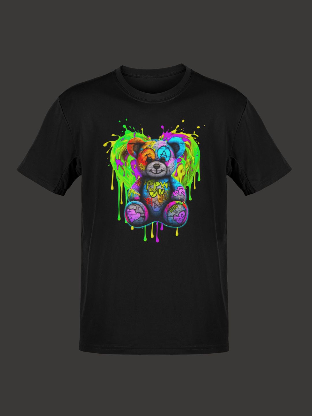 Graffiti Heart Bear Tee
