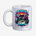 Born To Game - Ceramic Mug 11oz | Perfect for Gamers and Coffee Lovers
