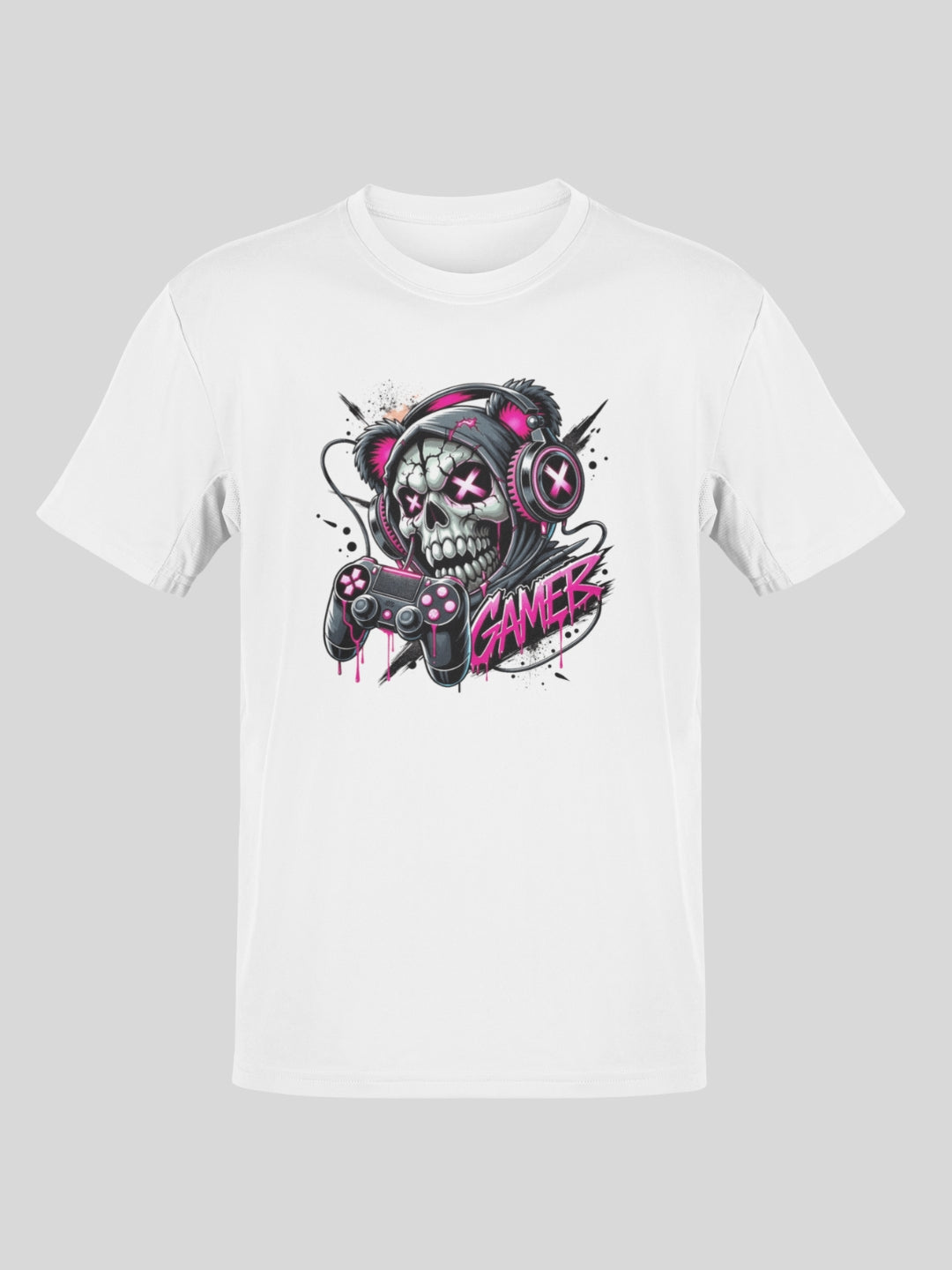 Skull Gamer Neon Tee