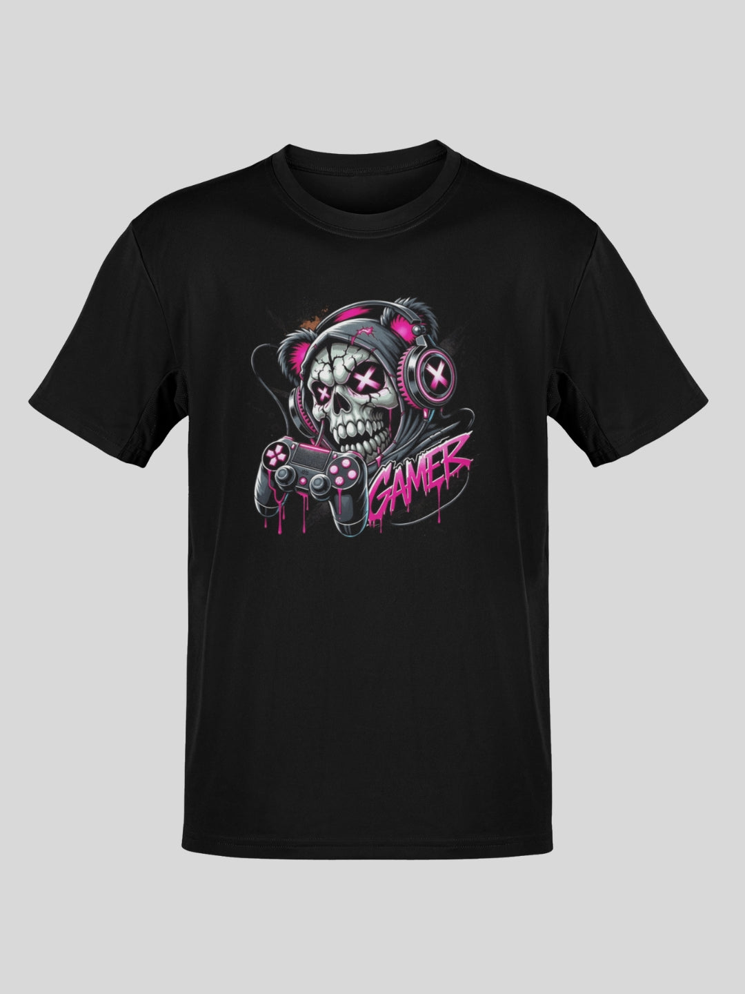 Skull Gamer Neon Tee