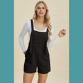 Double Take Full Size Texture Sleeveless Romper