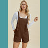 Double Take Full Size Texture Sleeveless Romper