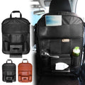 Car Seat Back Organizer  - Multi-pocket PU Leather.