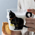 Creative Cat Glass Mug.