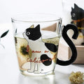 Creative Cat Glass Mug.