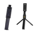 Foldable Handheld Phone Tripod with Wireless Bluetooth Selfie Stick.