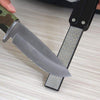 Folding Knife Sharpener with Diamond Sharpening Stone.