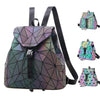 Luminous Geometric Backpack  - School Bag.