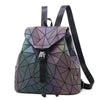 Luminous Geometric Backpack  - School Bag.