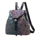 Luminous Geometric Backpack  - School Bag.