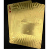 One Deck Gold Foil Waterproof Poker Cards.