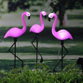 Outdoor Mini Flamingo Solar Light Garden Stake