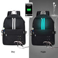 Reflective Women Backpack - Earphone Hole.