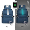 Reflective Women Backpack - Earphone Hole.