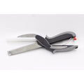 Stainless Steel Kitchen Scissors 2-in-1 with Cutting Board.